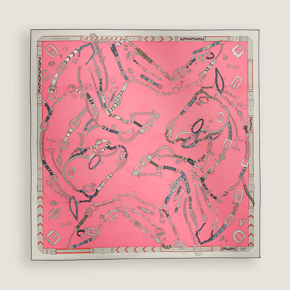 スーパーセール 半額タイムセール Les Chevaux China Mainland Hermès | 90 scarf Dechaines 小物
